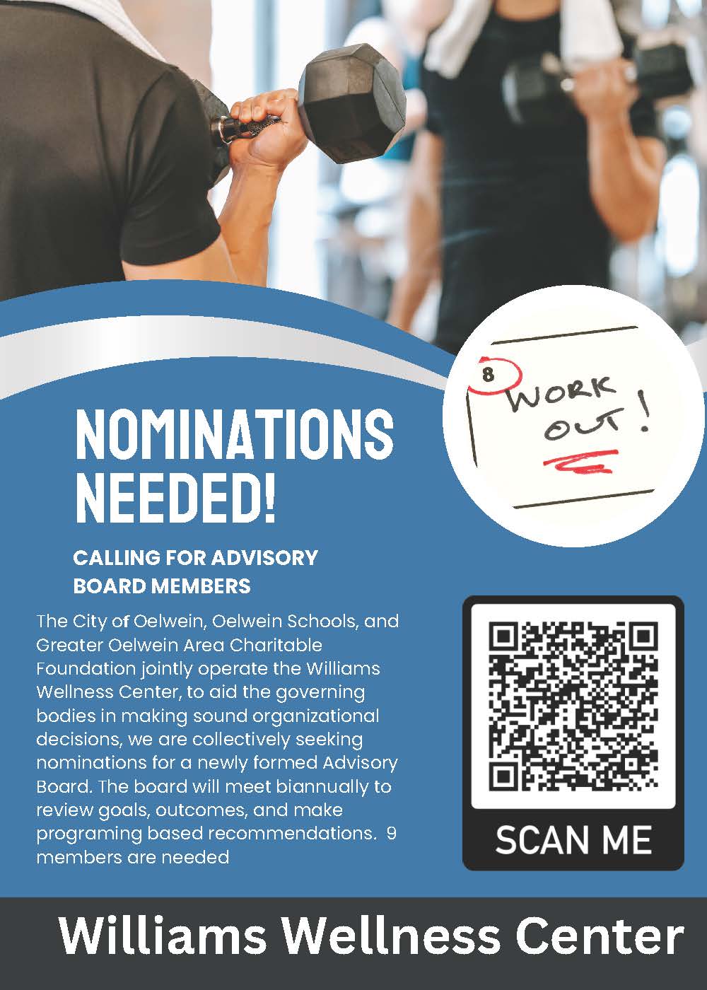 Advisory Board Members Needed Oelwein Iowa