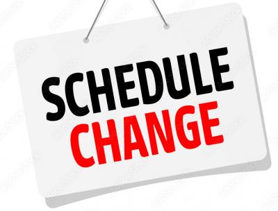 Schedule Change