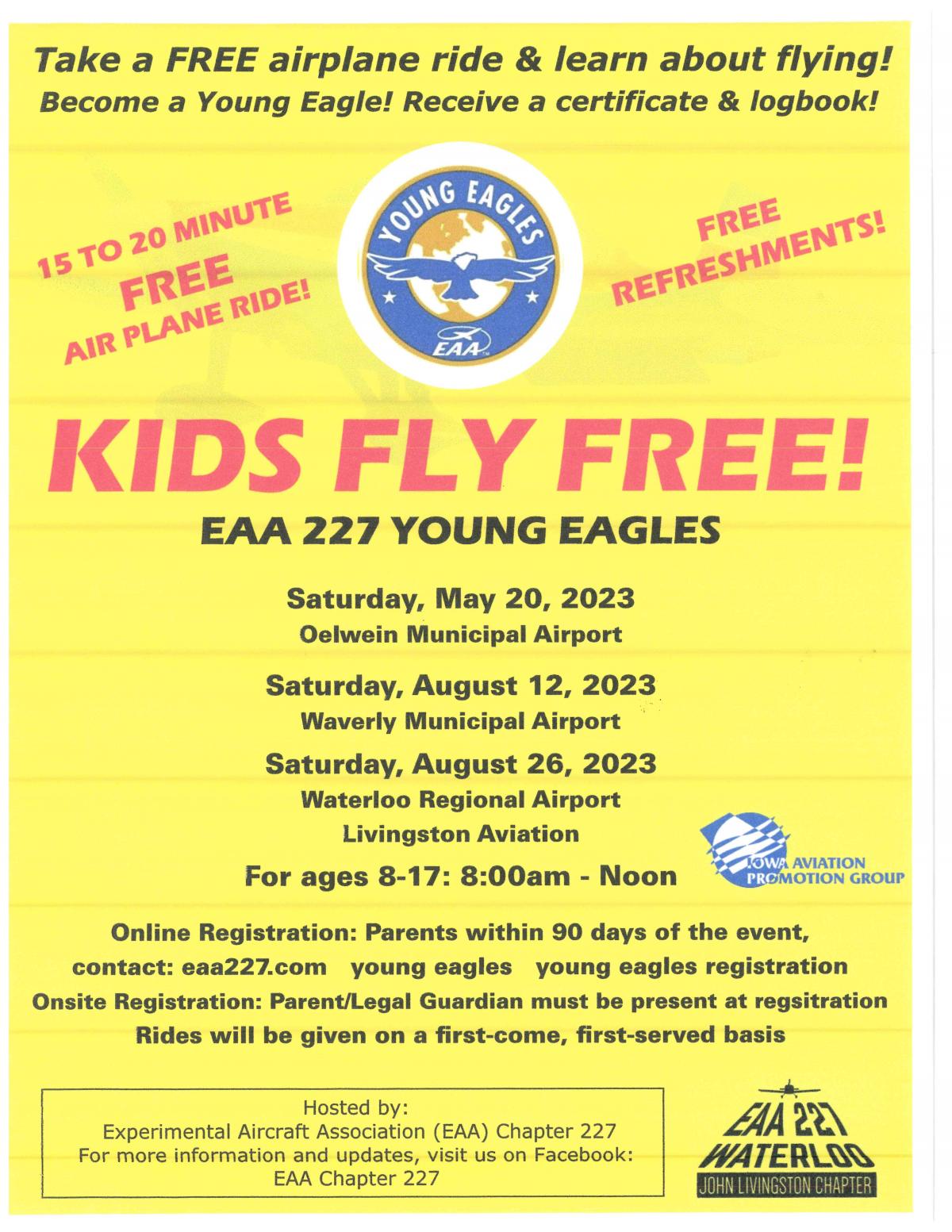 Kids Fly Free Event