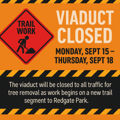 Viaduct Closure Monday, September 15